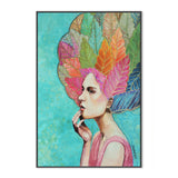 wall-art-print-canvas-poster-framed-Leaves In Her Hair-GIOIA-WALL-ART
