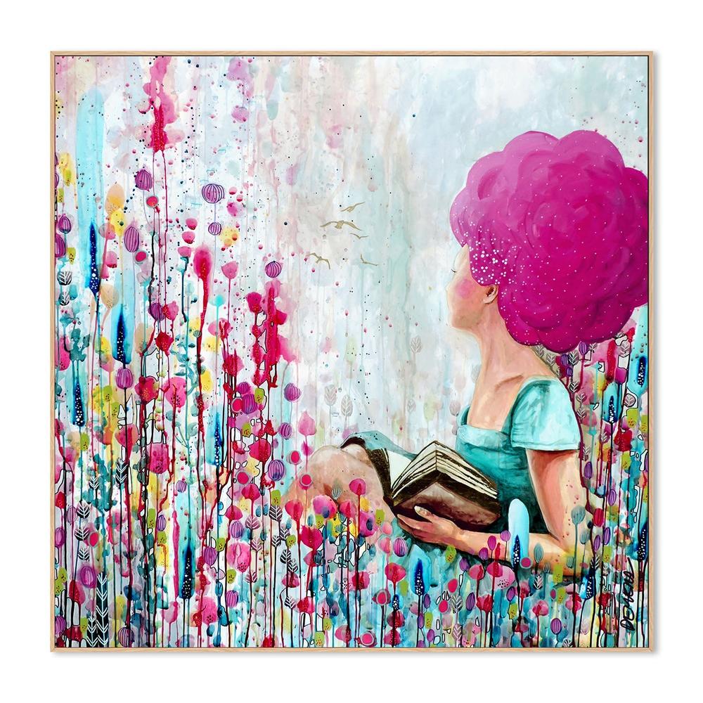 wall-art-print-canvas-poster-framed-Lecture du Jour , By Sylvie Demers-4