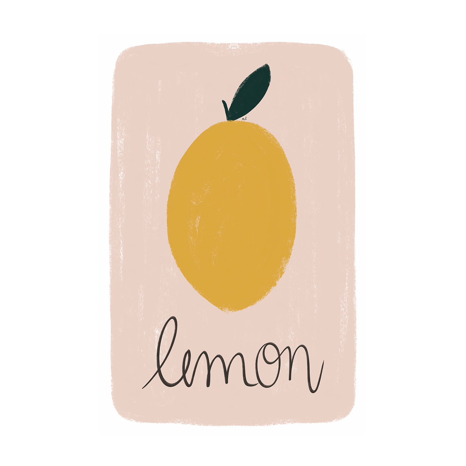 wall-art-print-canvas-poster-framed-Lemon and strawberry, Set Of 2 , By Menina Lisboa-8