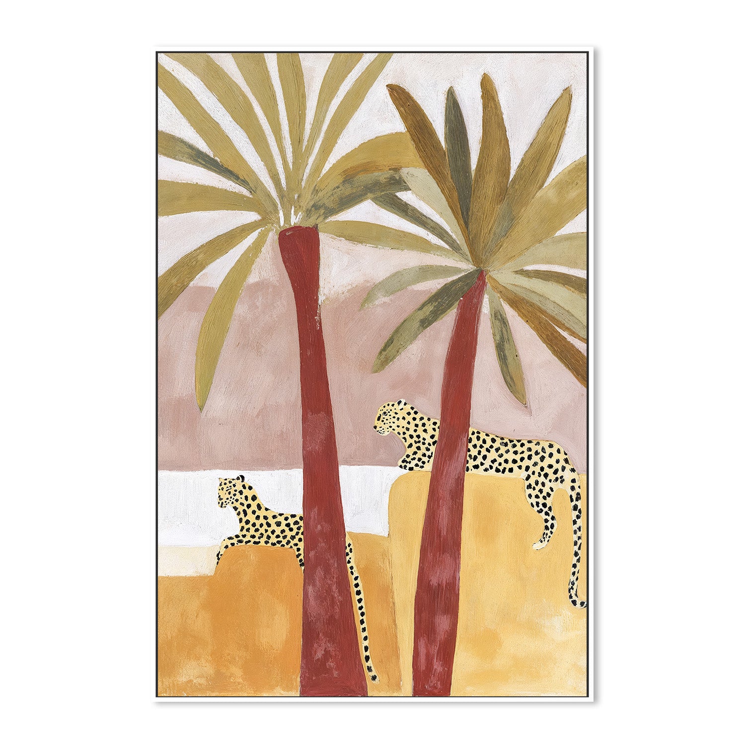 wall-art-print-canvas-poster-framed-Leopard Palms-5