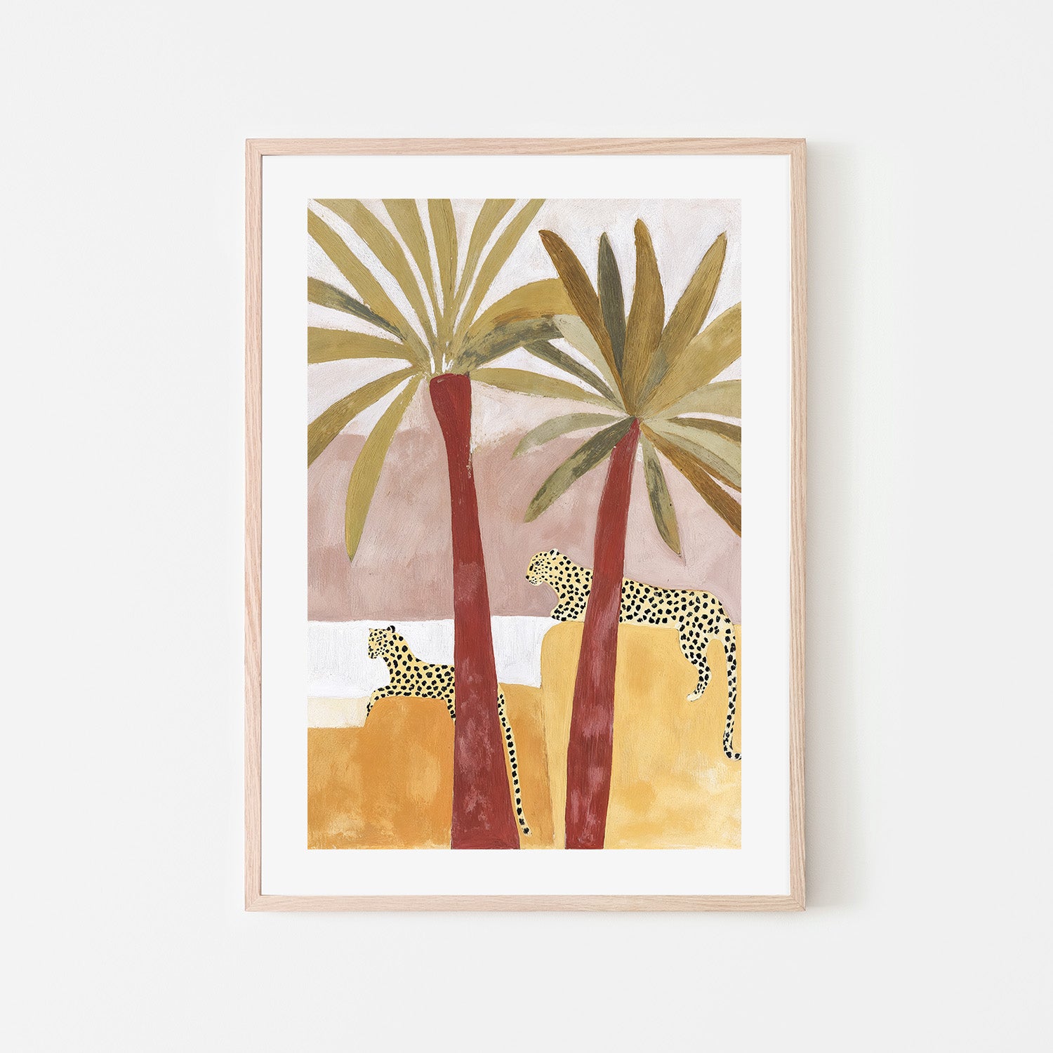 wall-art-print-canvas-poster-framed-Leopard Palms-6
