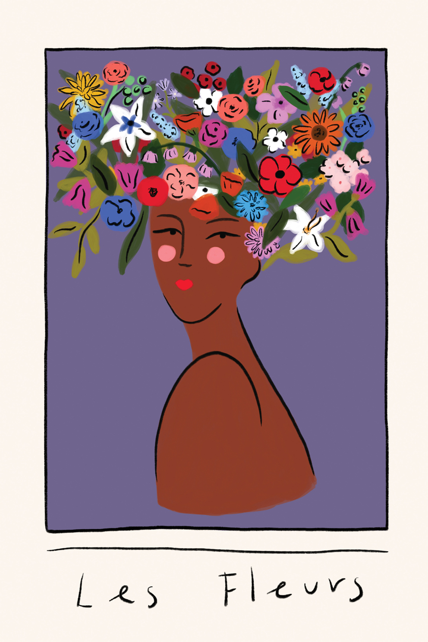 wall-art-print-canvas-poster-framed-Les Fleurs , By Constanza Goeppinger-1