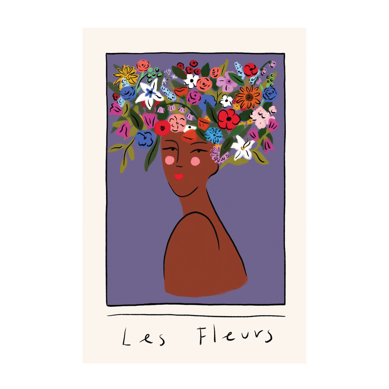 wall-art-print-canvas-poster-framed-Les Fleurs , By Constanza Goeppinger-1