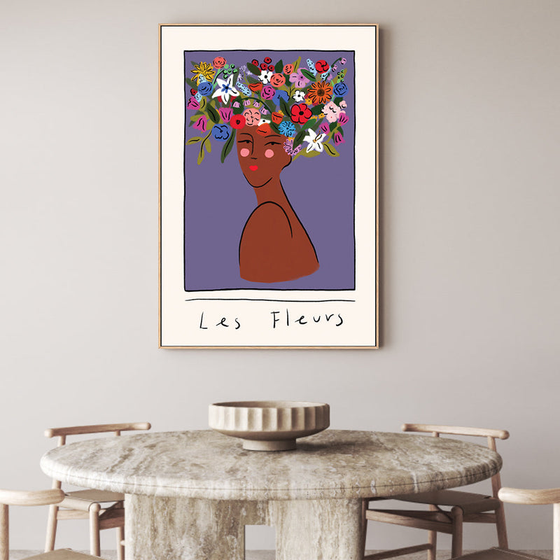 wall-art-print-canvas-poster-framed-Les Fleurs , By Constanza Goeppinger-2