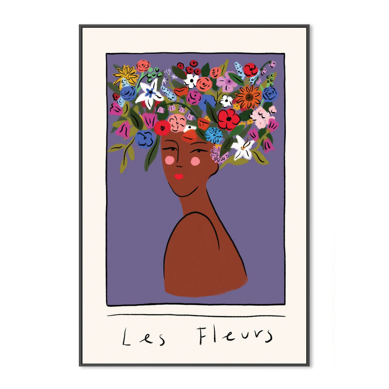 wall-art-print-canvas-poster-framed-Les Fleurs , By Constanza Goeppinger-3