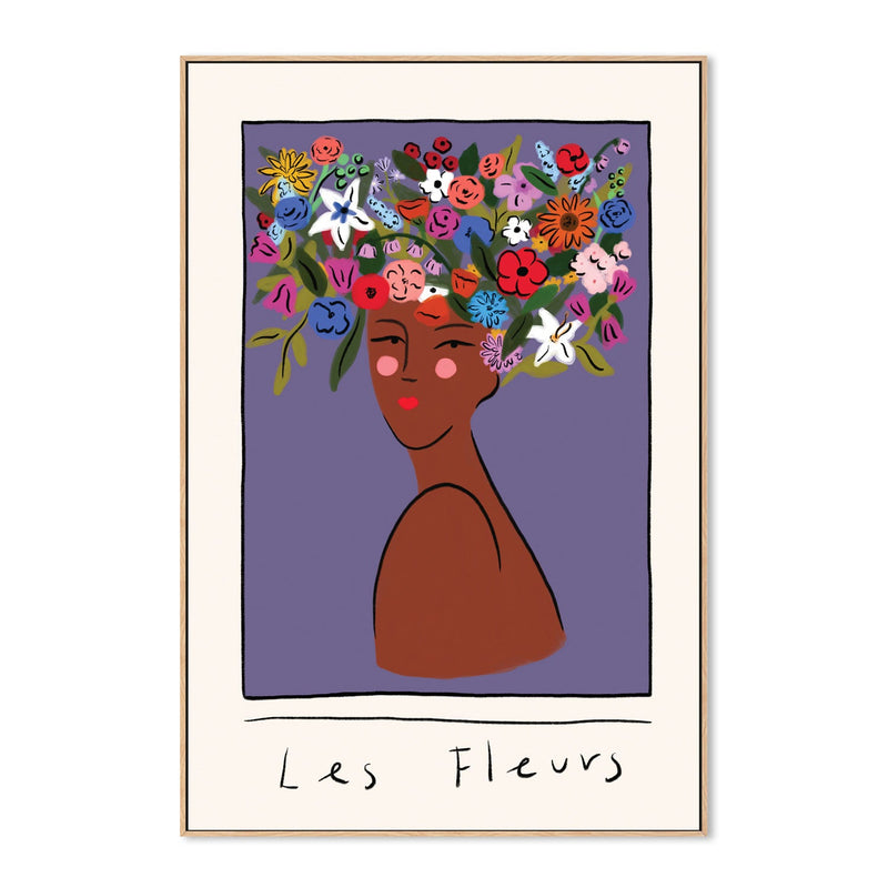 wall-art-print-canvas-poster-framed-Les Fleurs , By Constanza Goeppinger-4