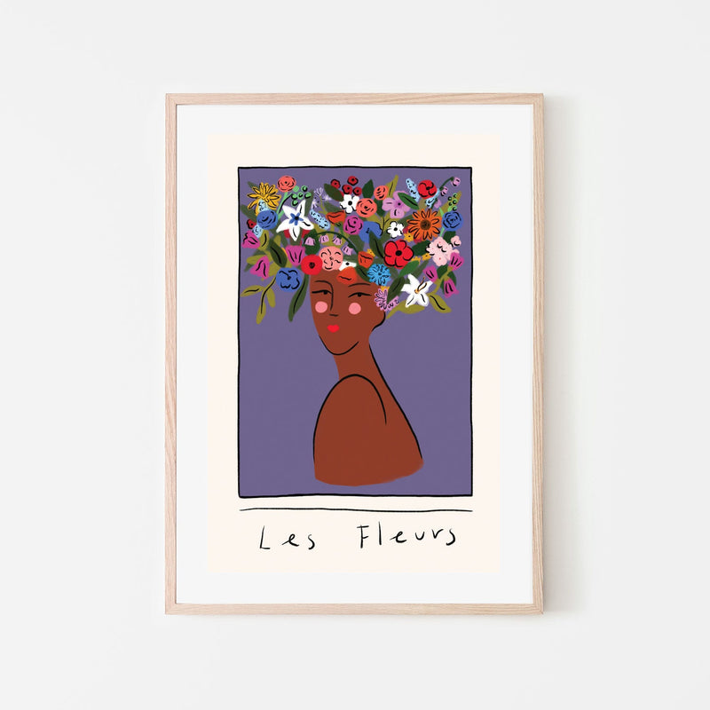 wall-art-print-canvas-poster-framed-Les Fleurs , By Constanza Goeppinger-6