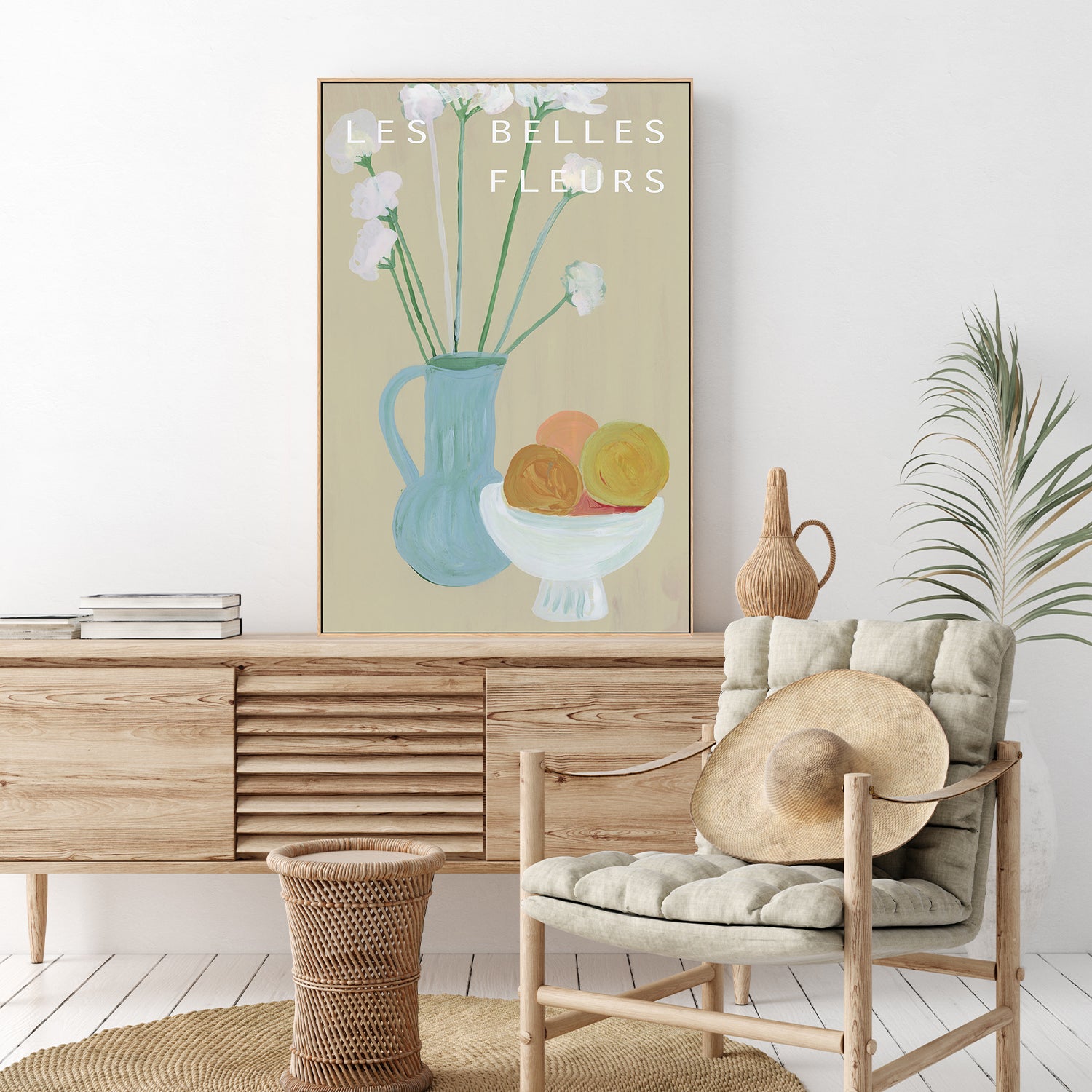wall-art-print-canvas-poster-framed-Les Fleurs, Style D-7