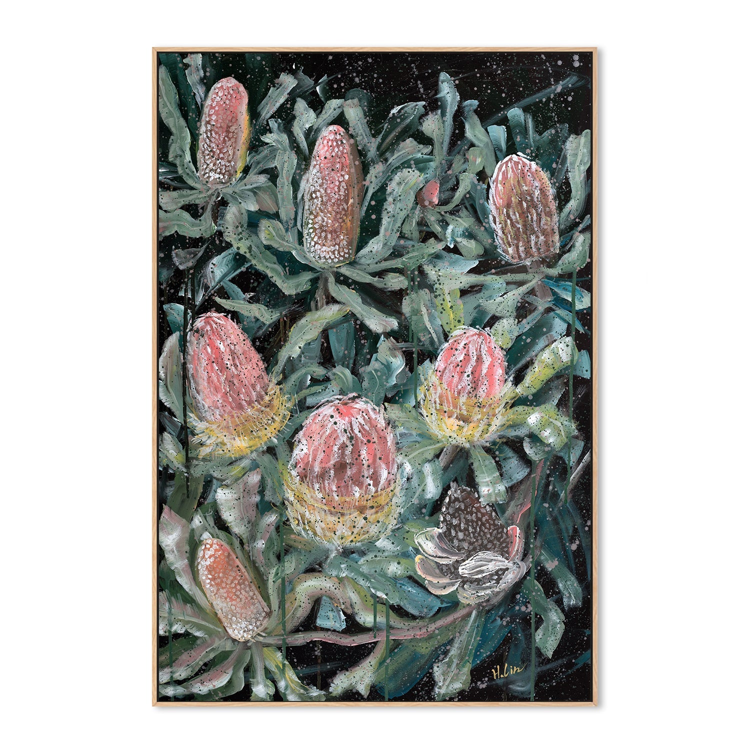 wall-art-print-canvas-poster-framed-Let's Make A Wish , By Hsin Lin-4