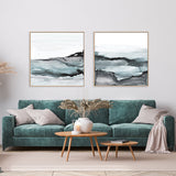 wall-art-print-canvas-poster-framed-Light Aquascape, Set of 2-by-Chris Paschke-Gioia Wall Art