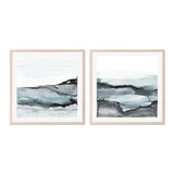 wall-art-print-canvas-poster-framed-Light Aquascape, Set of 2-by-Chris Paschke-Gioia Wall Art