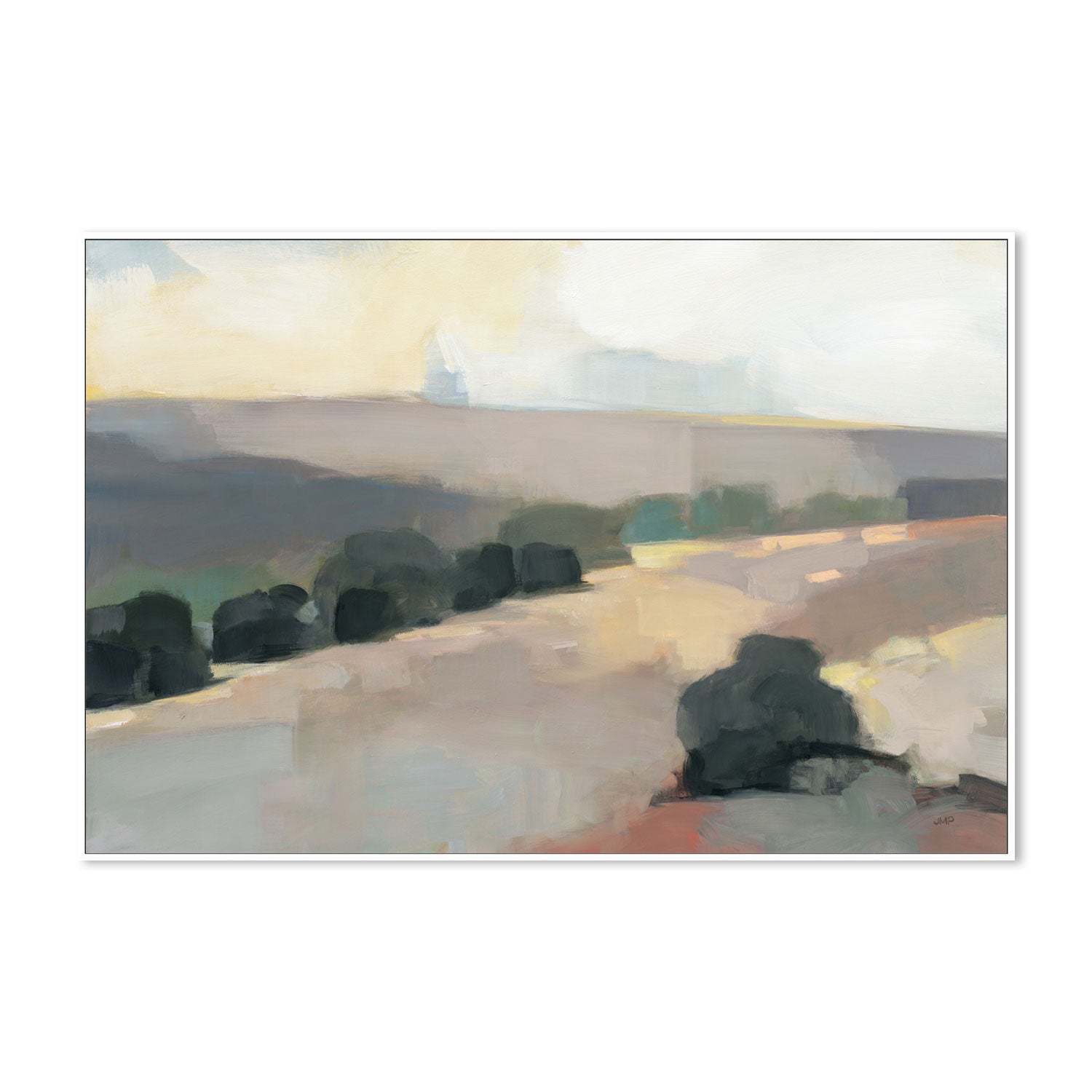 wall-art-print-canvas-poster-framed-Light in the Valley Grey , By Julia Purinton , By Julia Purinton-5