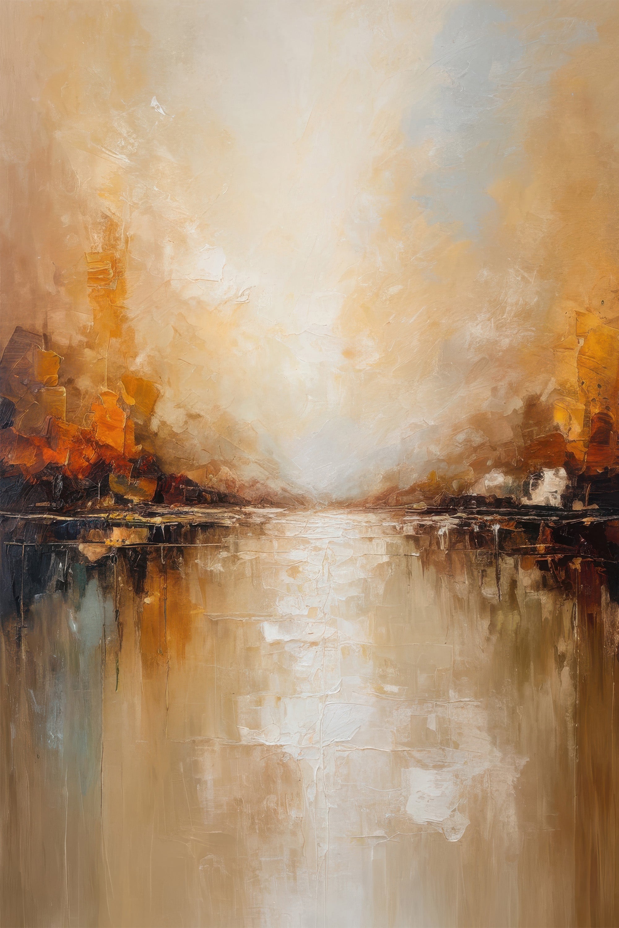 wall-art-print-canvas-poster-framed-light sparkling on water-1