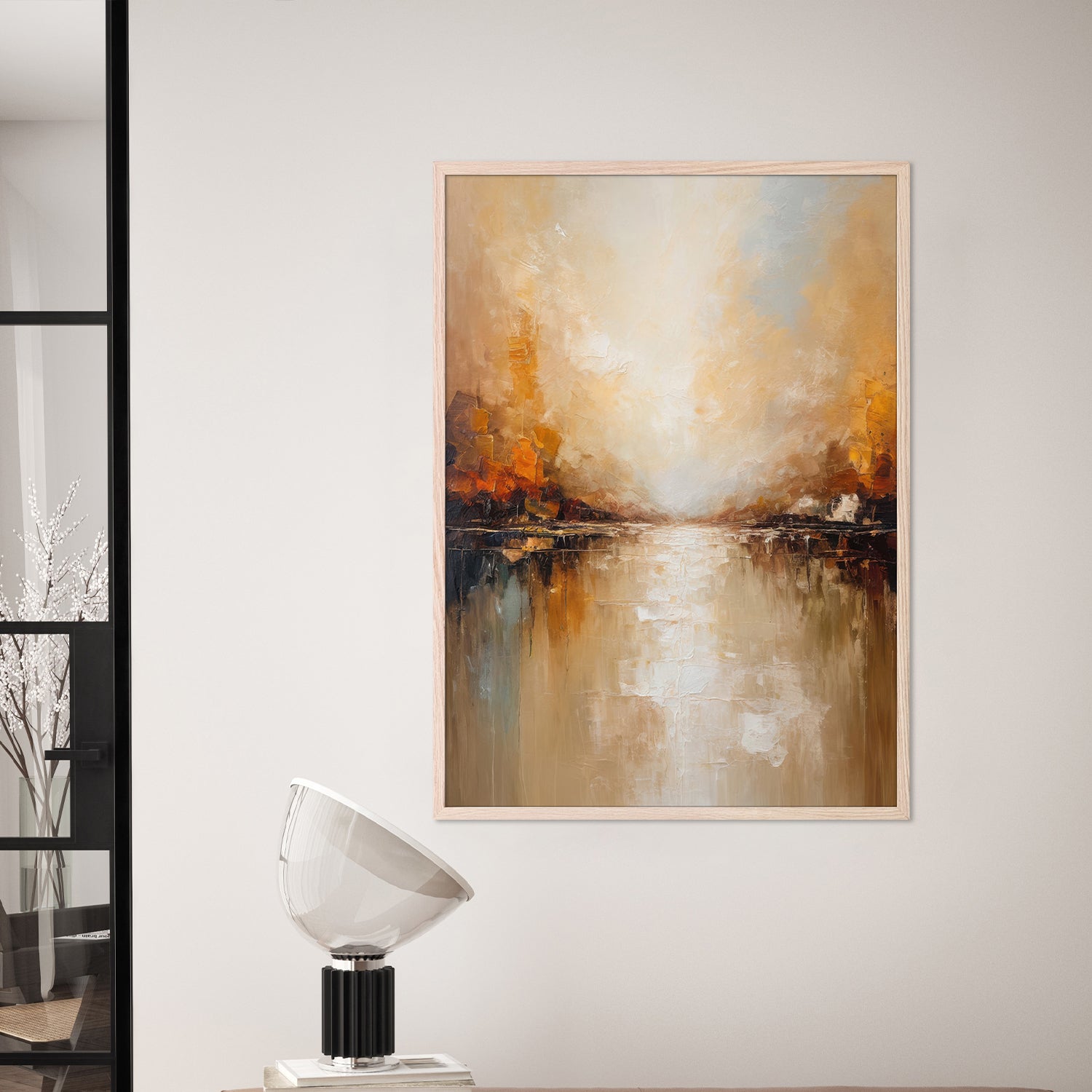 wall-art-print-canvas-poster-framed-light sparkling on water-2