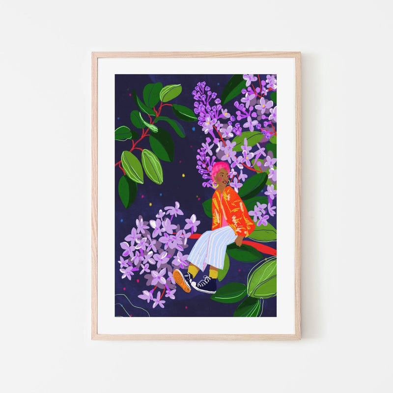 wall-art-print-canvas-poster-framed-Lilac , By Gigi Rosado-GIOIA-WALL-ART