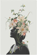 wall-art-print-canvas-poster-framed-Lily, By Frida Floral-GIOIA-WALL-ART