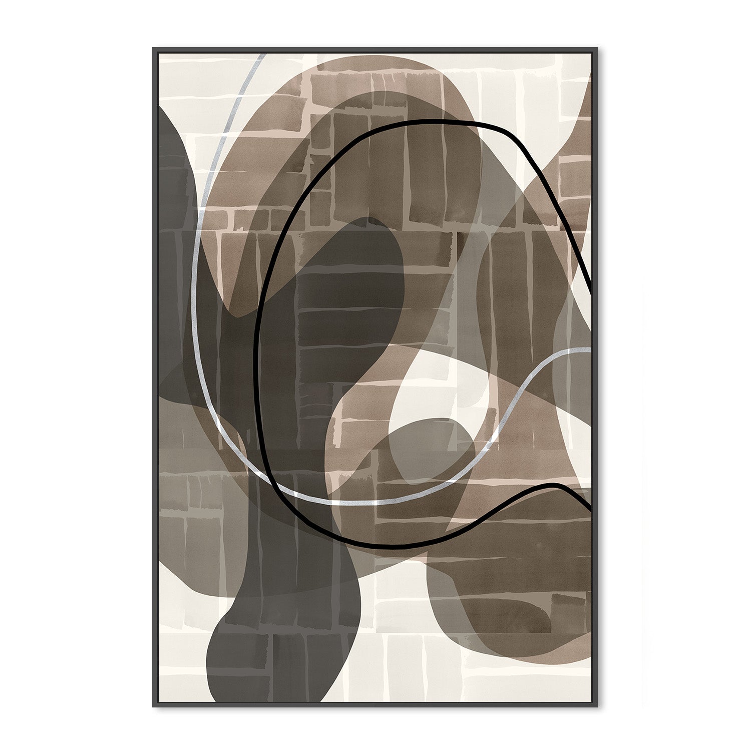 wall-art-print-canvas-poster-framed-Linear Flow, Style A-3