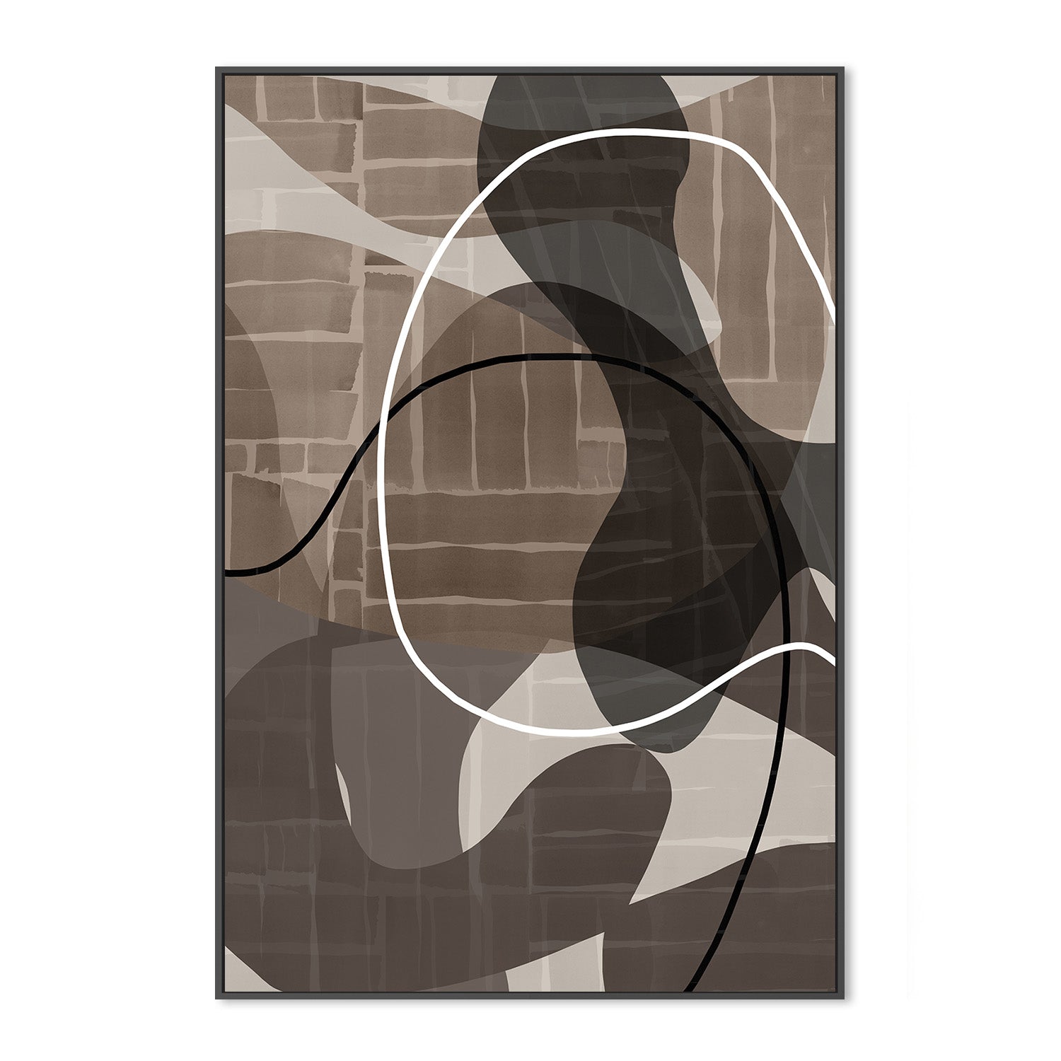 wall-art-print-canvas-poster-framed-Linear Flow, Style B-3