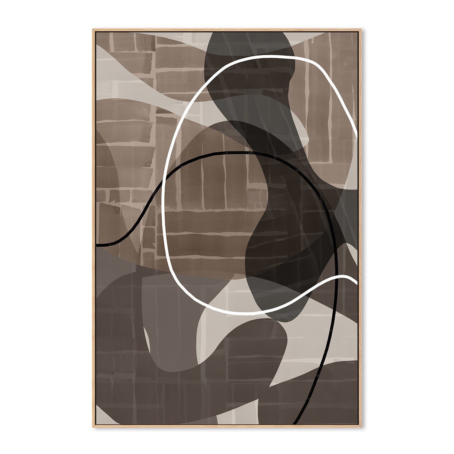 wall-art-print-canvas-poster-framed-Linear Flow, Style B-4