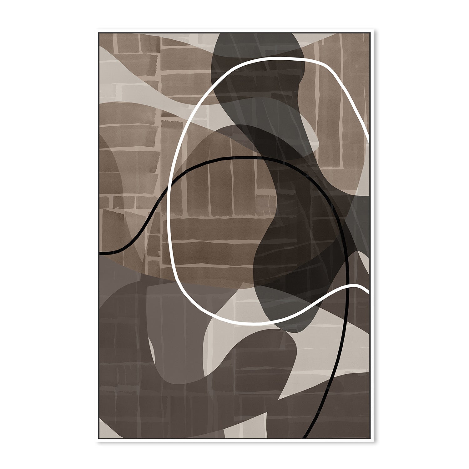 wall-art-print-canvas-poster-framed-Linear Flow, Style B-5