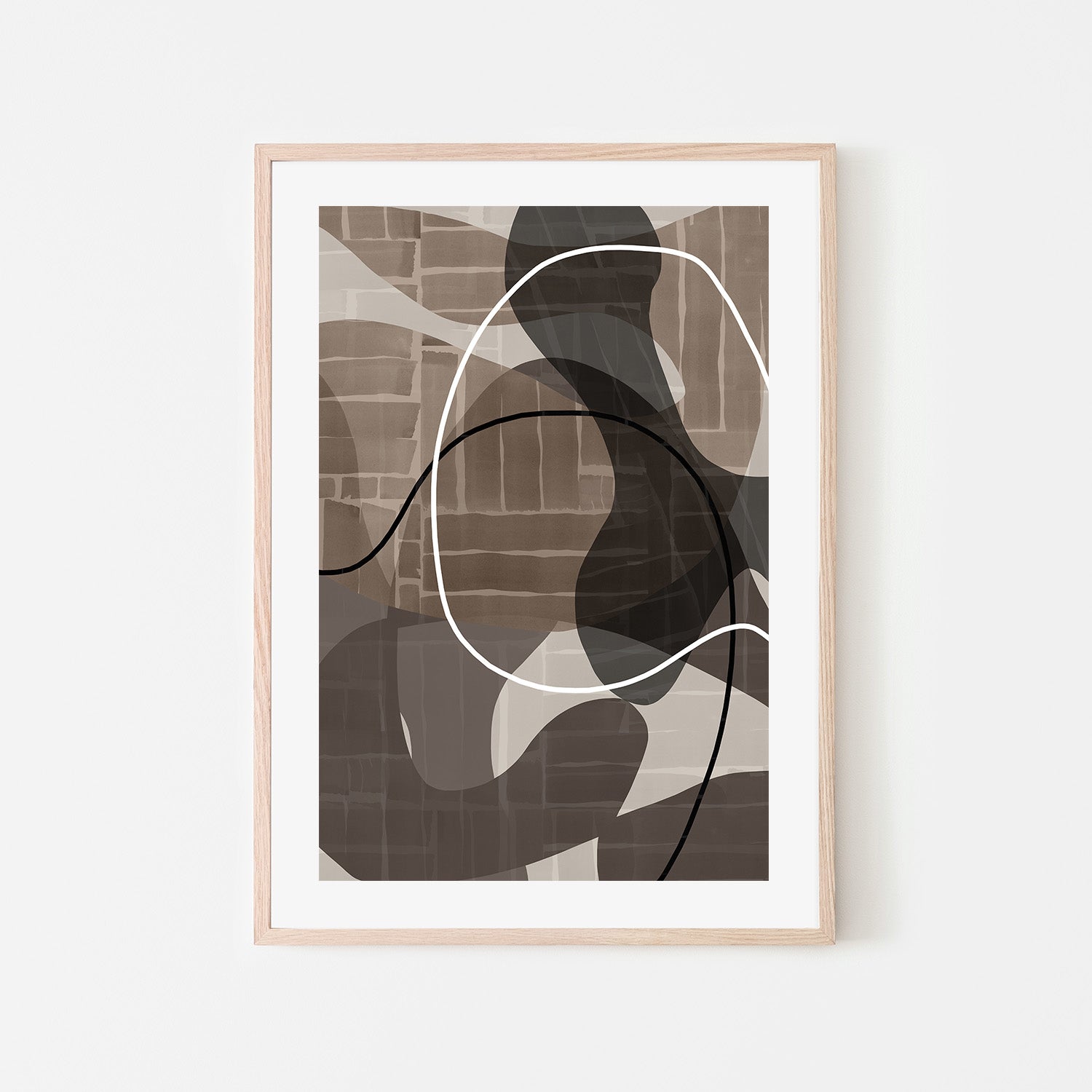 wall-art-print-canvas-poster-framed-Linear Flow, Style B-6