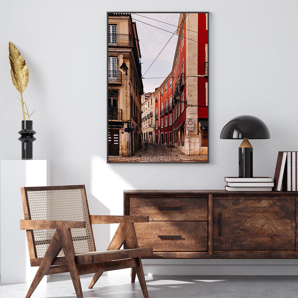 Lisbon, Portugal, Style A-Gioia-Prints-Framed-Canvas-Poster-GIOIA-WALL-ART