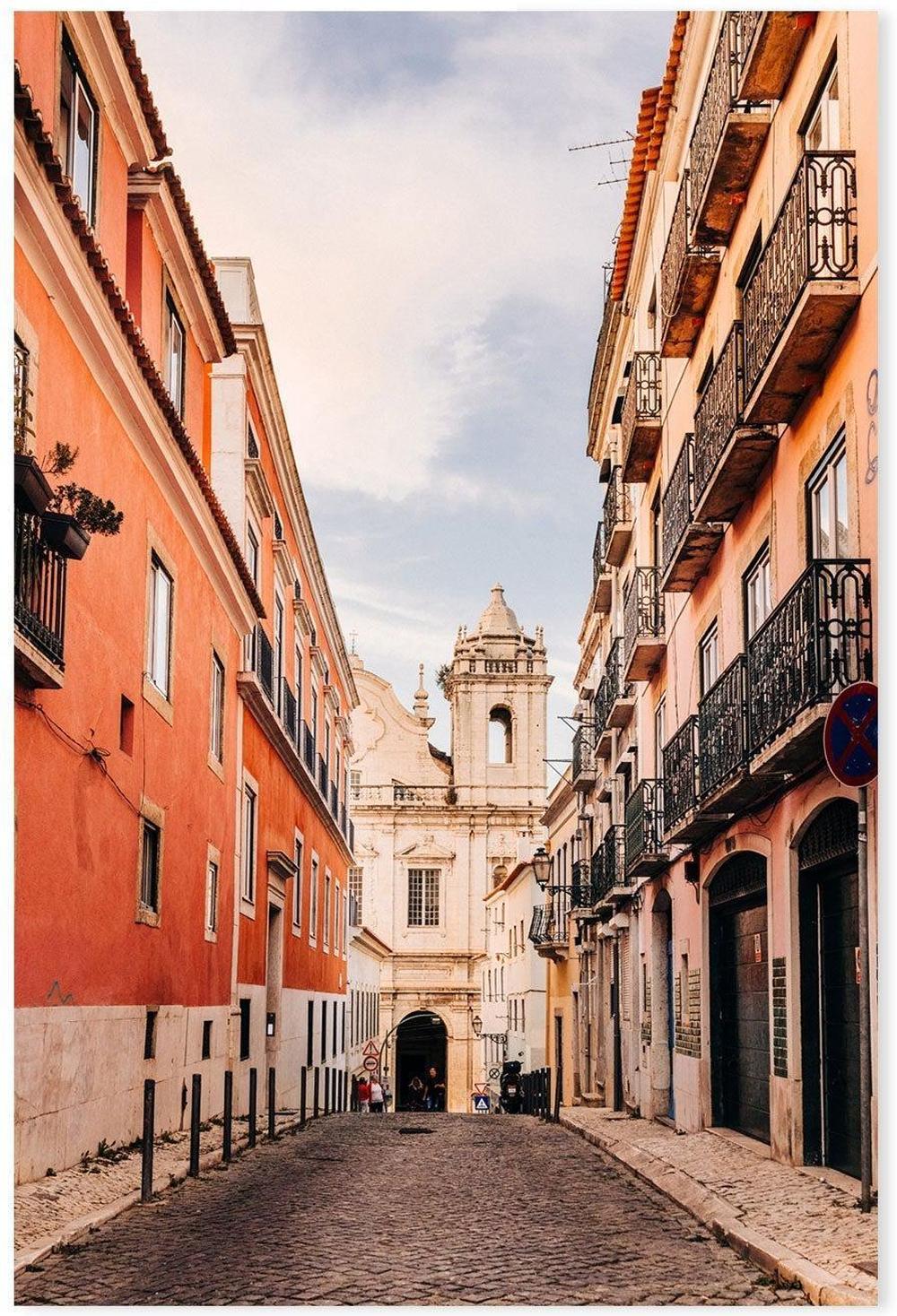 Lisbon, Portugal, Style B-Gioia-Prints-Framed-Canvas-Poster-GIOIA-WALL-ART