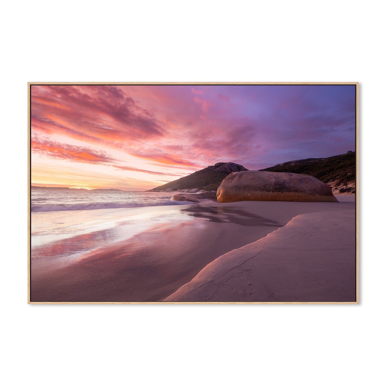 wall-art-print-canvas-poster-framed-Little Beach Sunrise, Western Australia , By Christopher Cann-4
