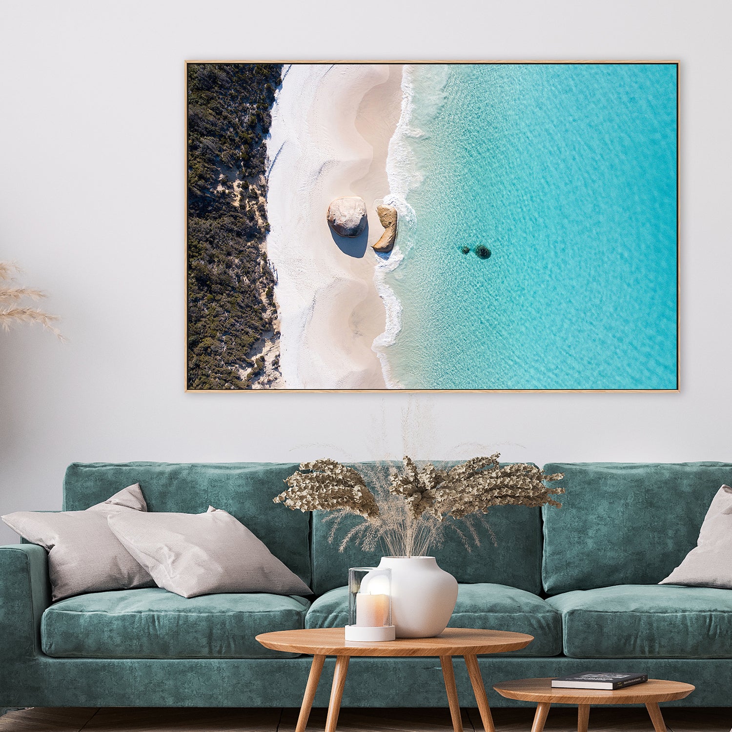 wall-art-print-canvas-poster-framed-Little beach, Western Australia , By Christopher Cann-2