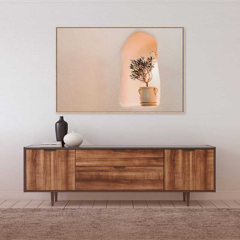 Little olive tree in flower Pot-Gioia-Prints-Framed-Canvas-Poster-GIOIA-WALL-ART