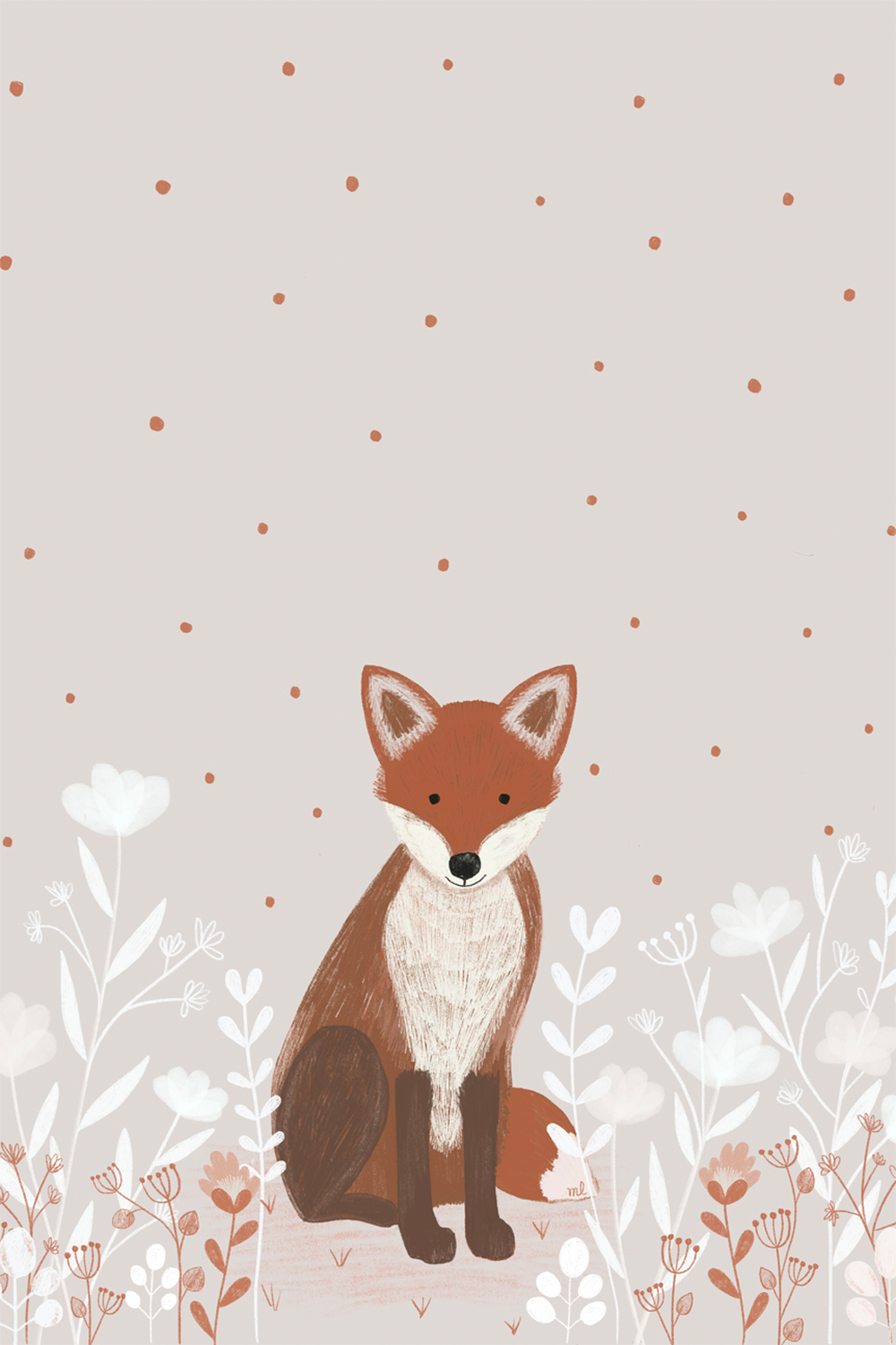 wall-art-print-canvas-poster-framed-Little Red Fox , By Menina Lisboa-1