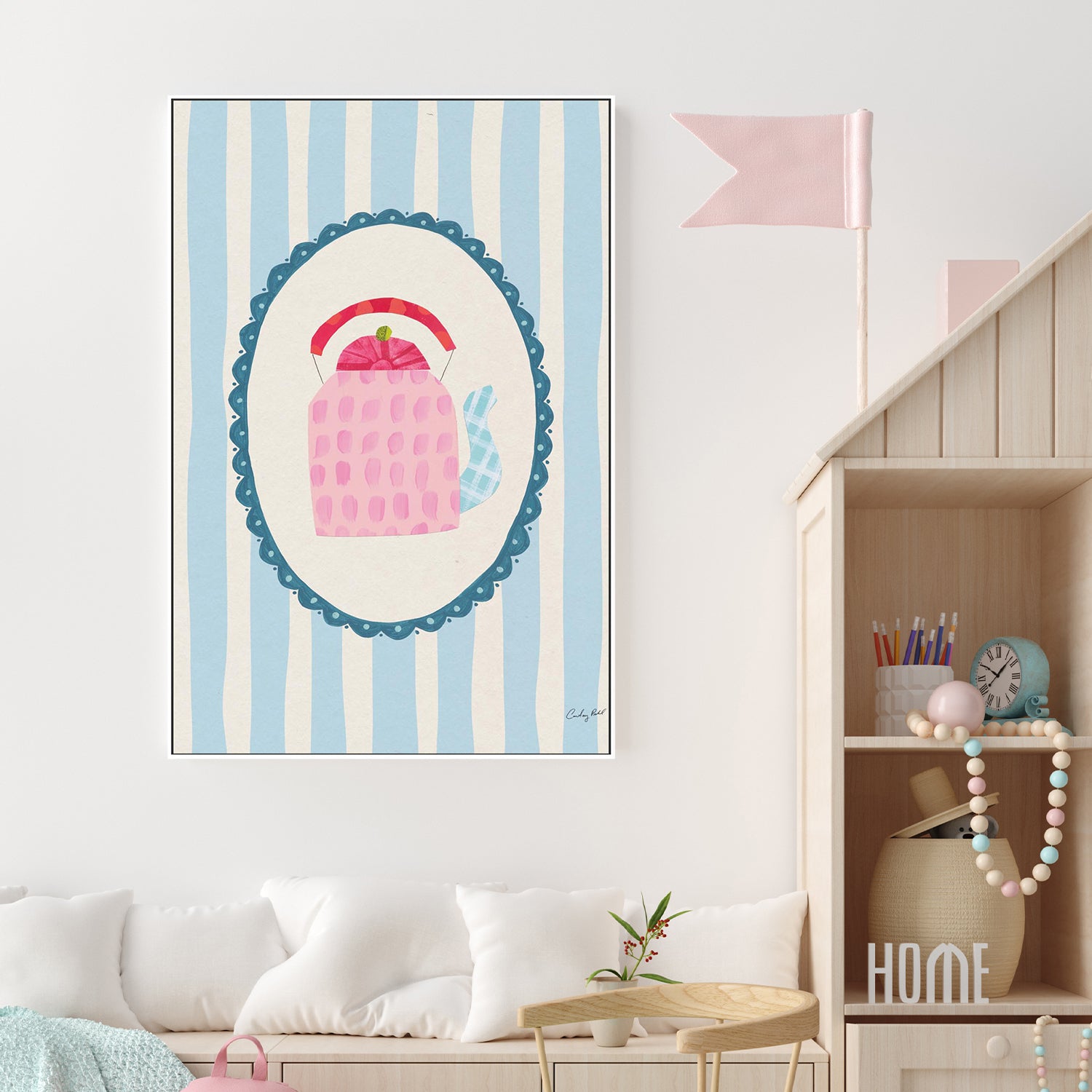 wall-art-print-canvas-poster-framed-Little Teapot, Style A-9