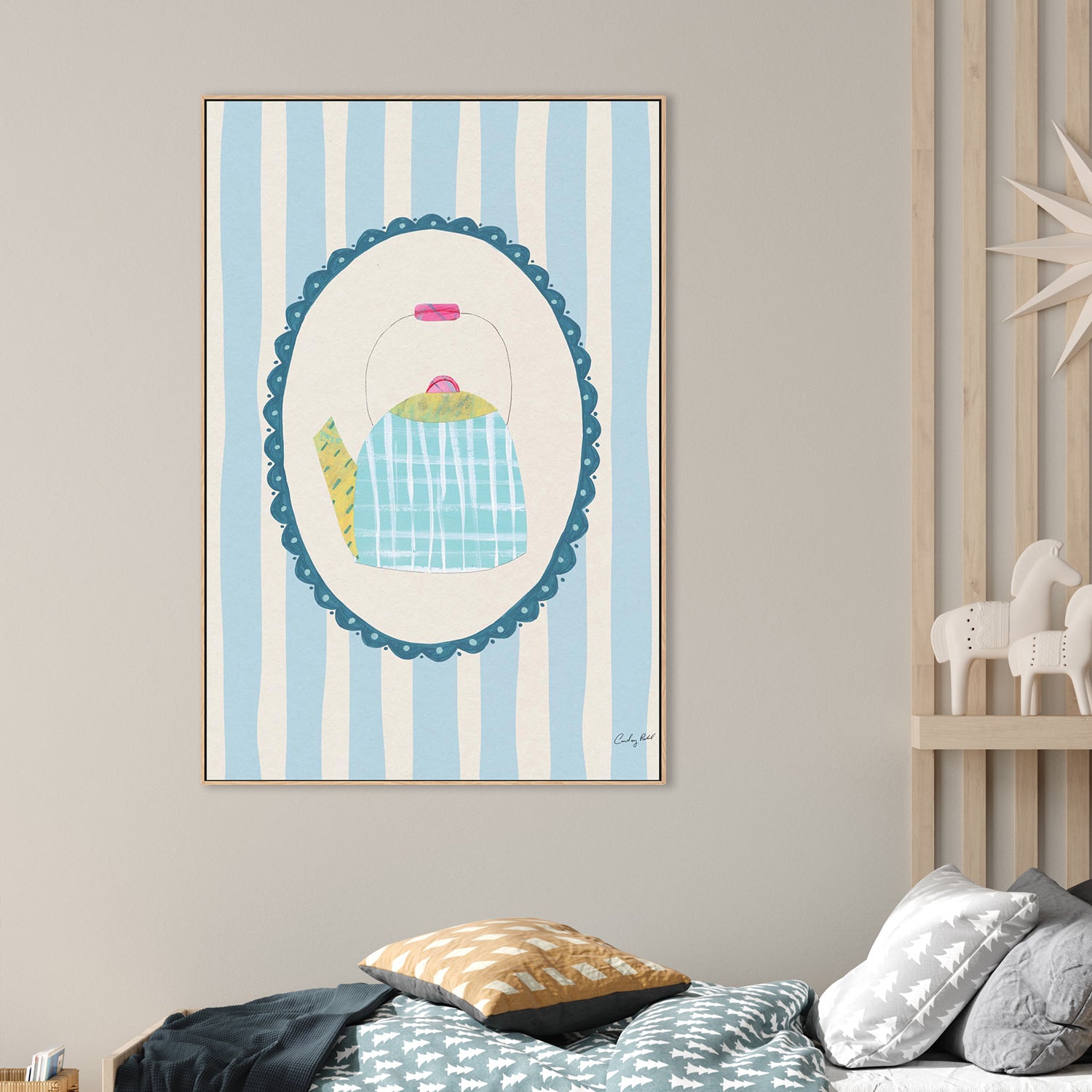 wall-art-print-canvas-poster-framed-Little Teapot, Style D-2