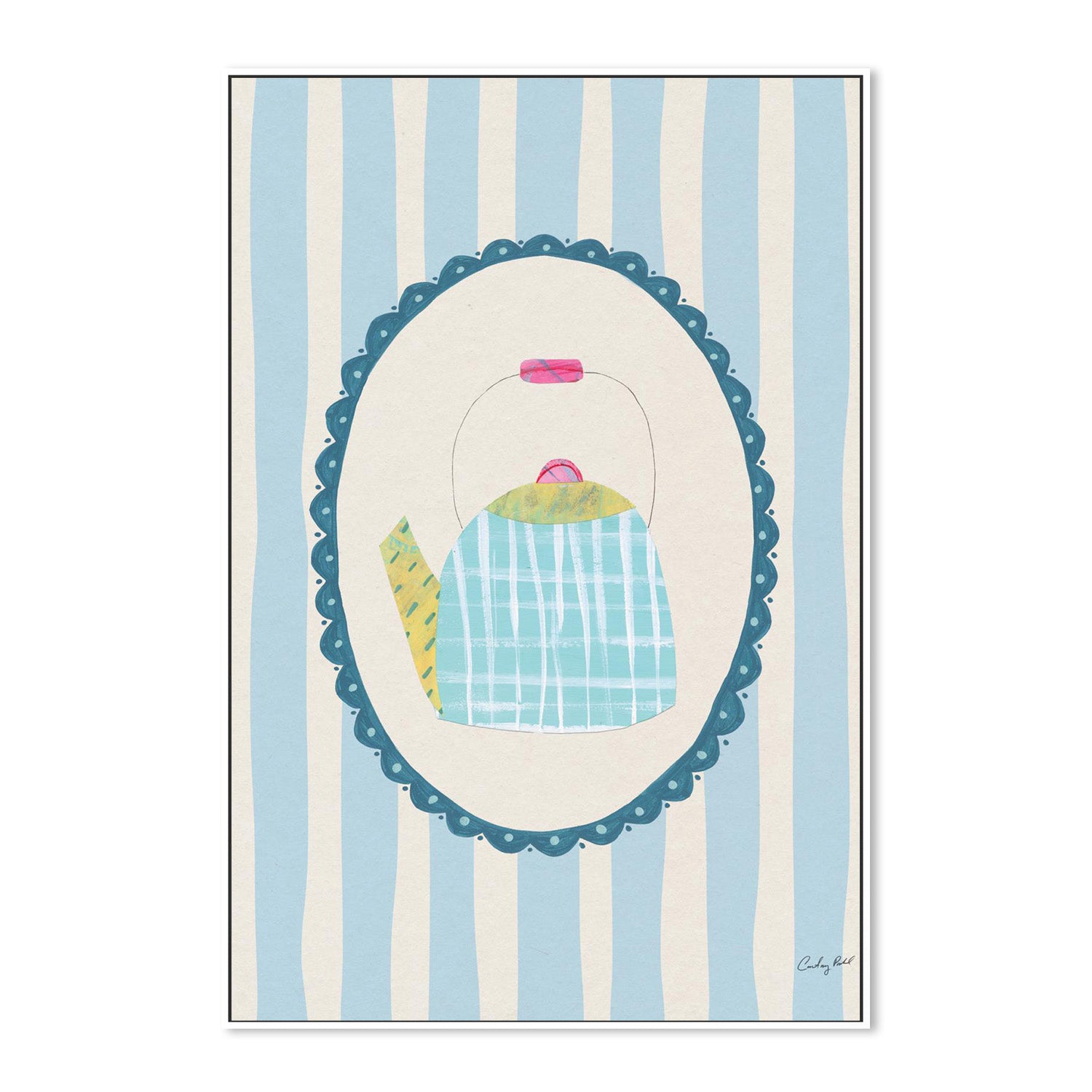 wall-art-print-canvas-poster-framed-Little Teapot, Style D-5