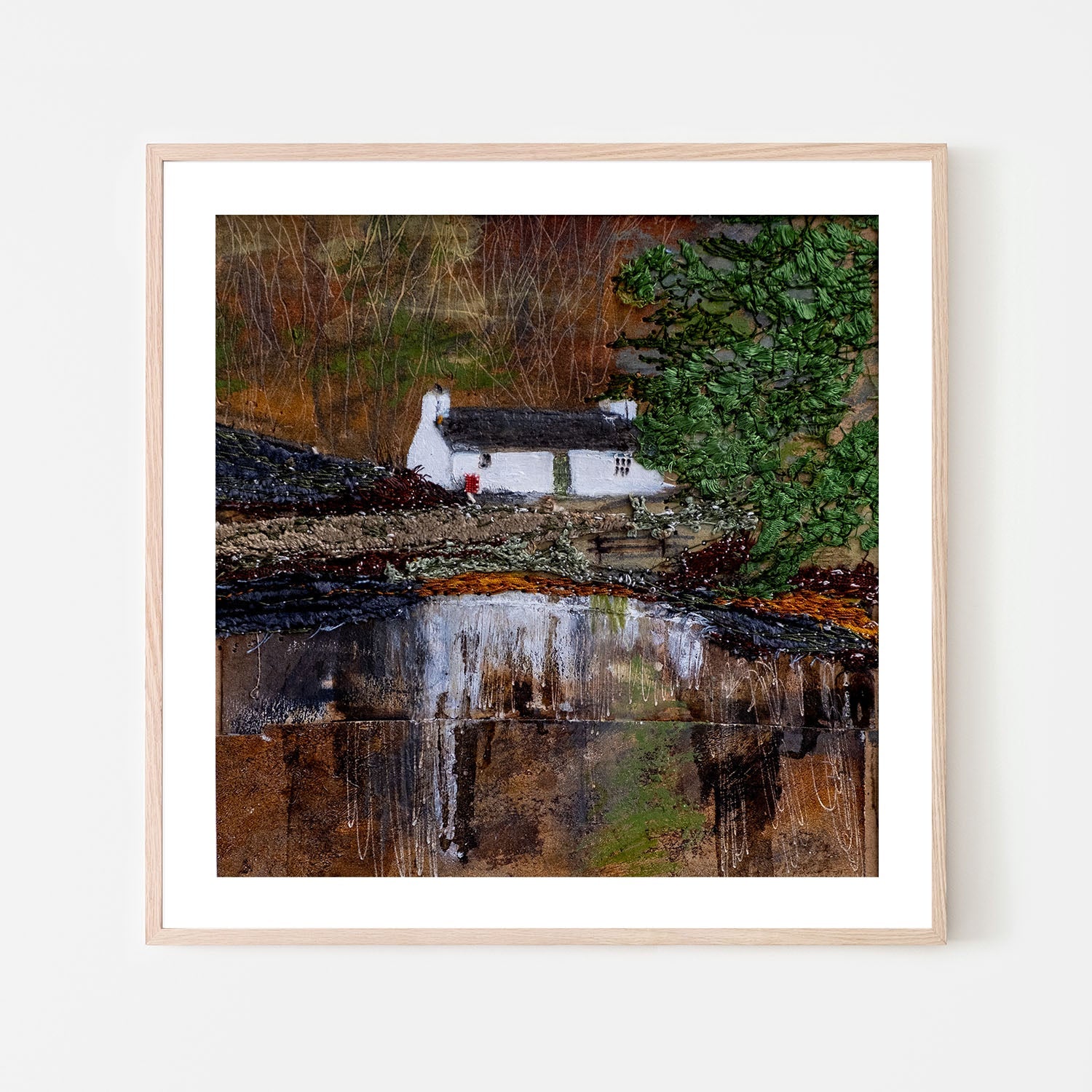 wall-art-print-canvas-poster-framed-Loch Eilein Large , By Louise O’Hara-6