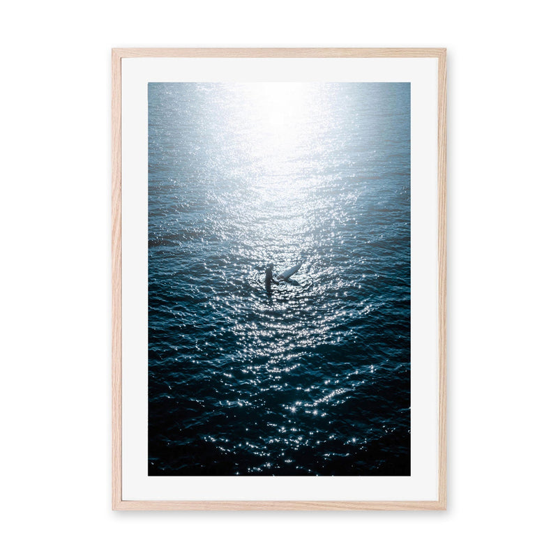 wall-art-print-canvas-poster-framed-Lone Surfer , By Max Lissendon-GIOIA-WALL-ART