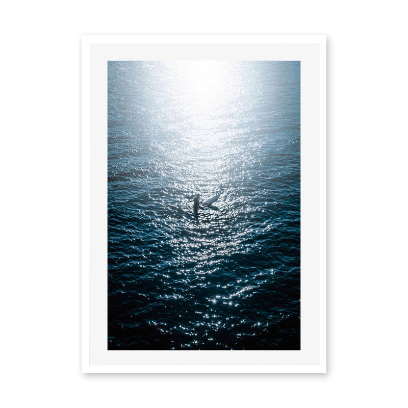 wall-art-print-canvas-poster-framed-Lone Surfer , By Max Lissendon-GIOIA-WALL-ART
