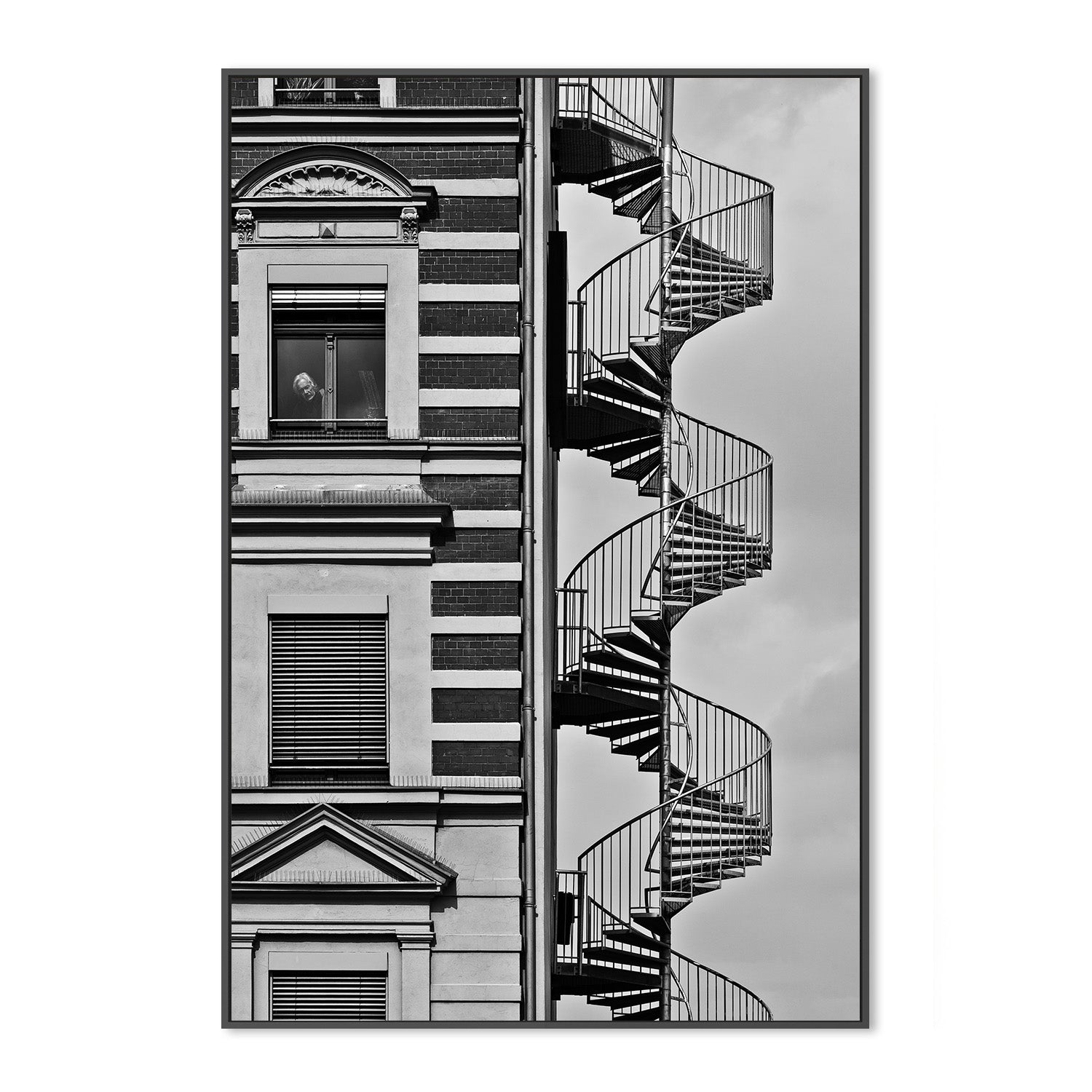 wall-art-print-canvas-poster-framed-lonely man-3