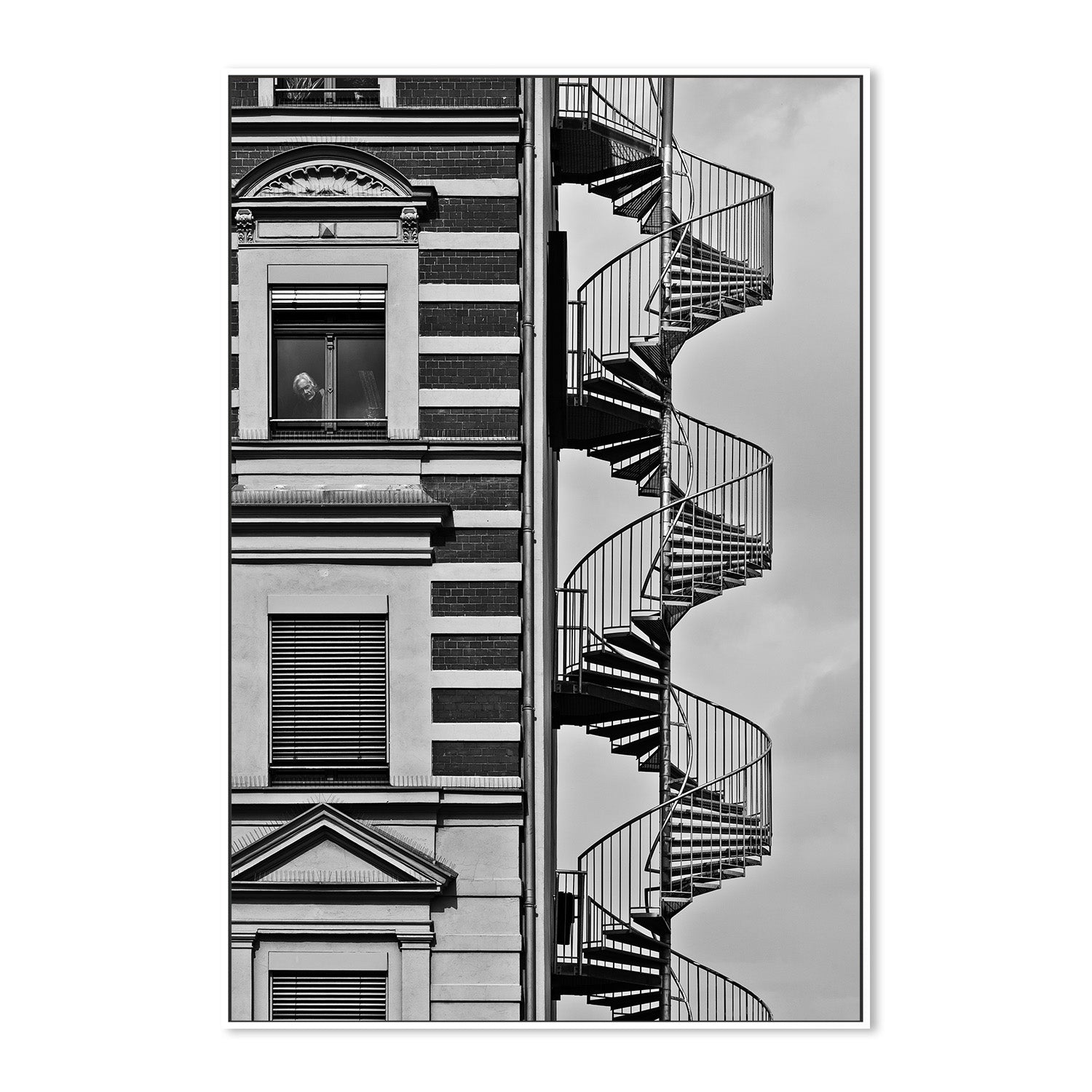 wall-art-print-canvas-poster-framed-lonely man-5
