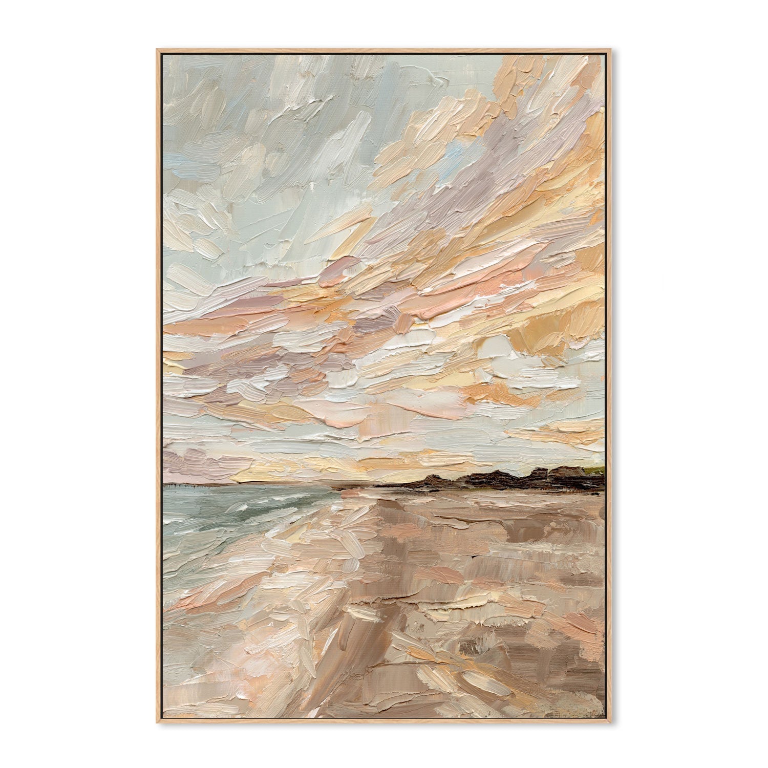 wall-art-print-canvas-poster-framed-Looking For Seashells , By Hannah Weisner-4