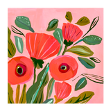 wall-art-print-canvas-poster-framed-Loose Poppies , By Kelly Angelovic-1