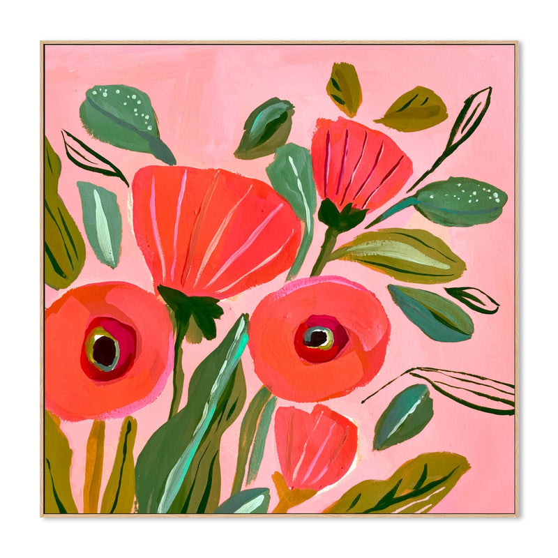wall-art-print-canvas-poster-framed-Loose Poppies , By Kelly Angelovic-4