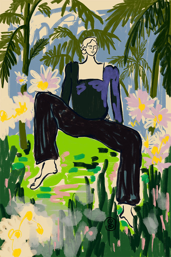 wall-art-print-canvas-poster-framed-LOSTEN TO THE SILENCE-1