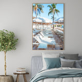 wall-art-print-canvas-poster-framed-Lounge By The Pool-2