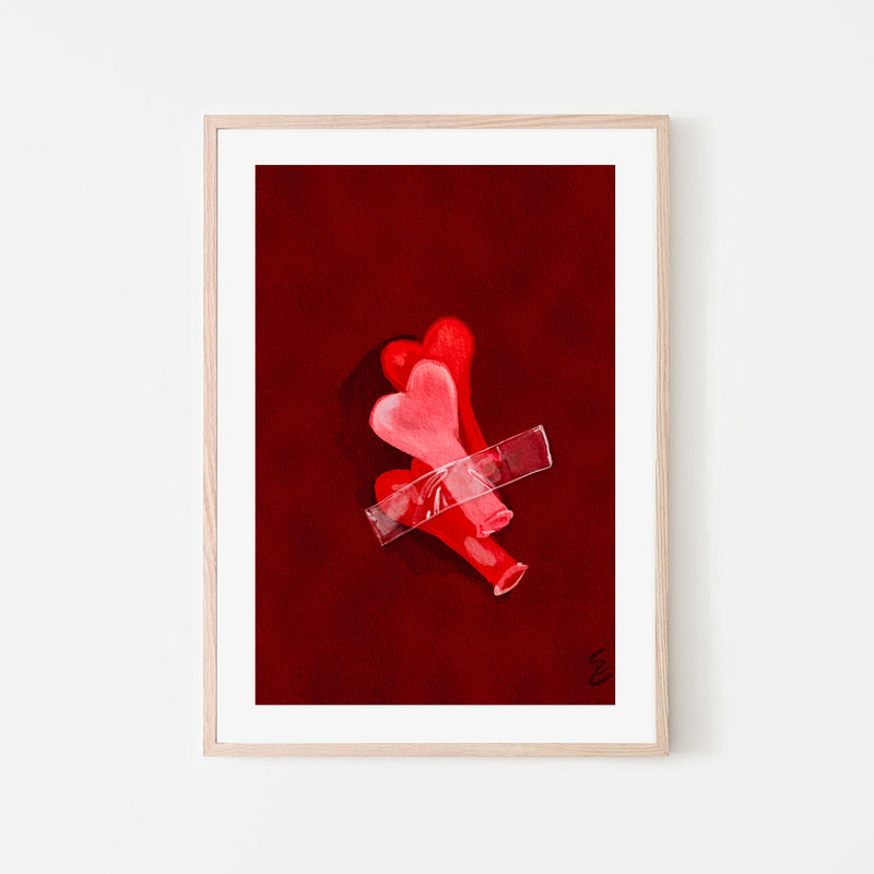 wall-art-print-canvas-poster-framed-Love Balloons , By Ekaterina Zagorska-6