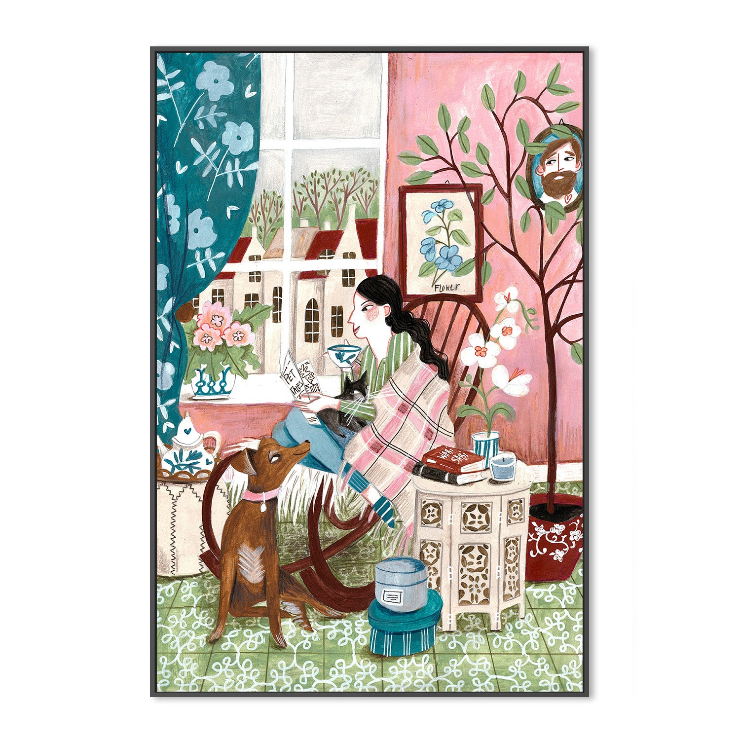 wall-art-print-canvas-poster-framed-Love of reading-3