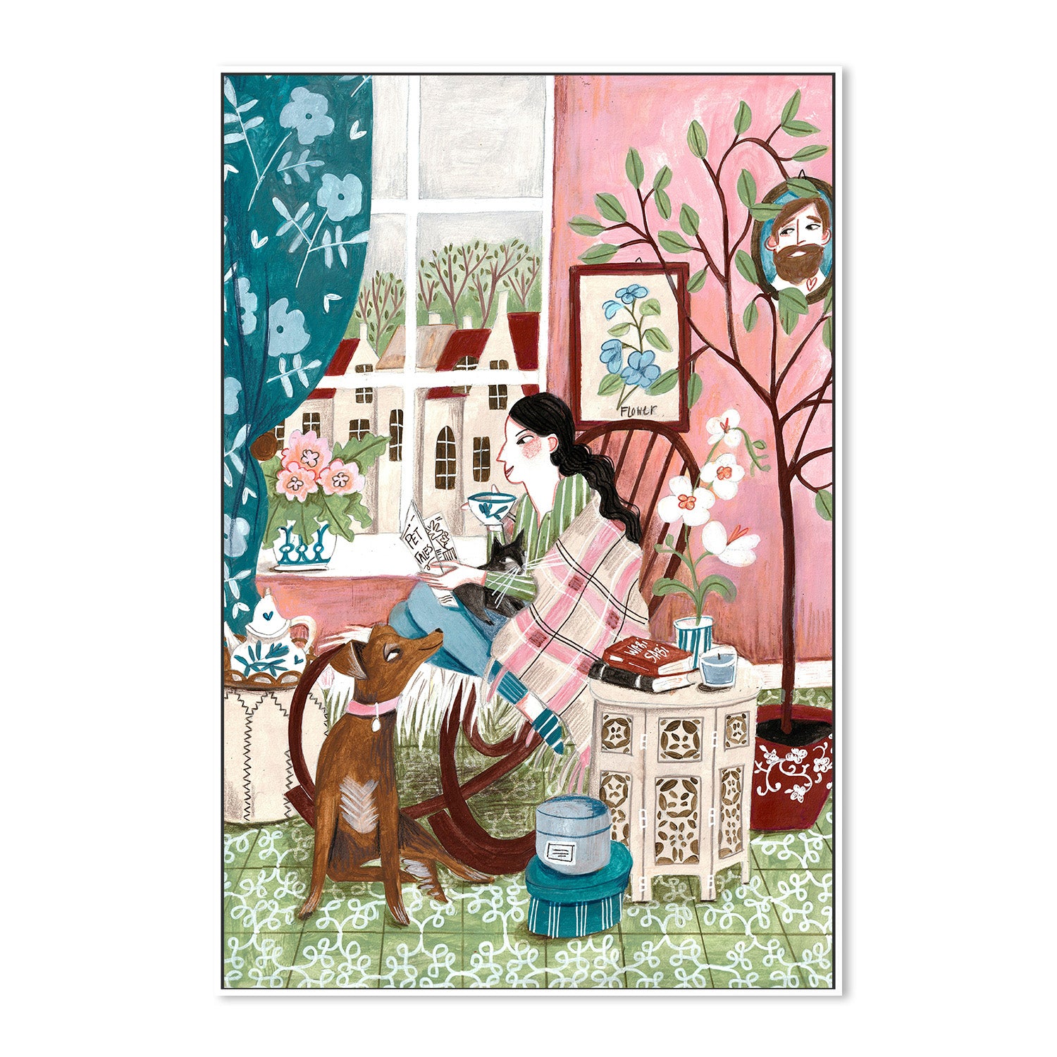 wall-art-print-canvas-poster-framed-Love of reading-5