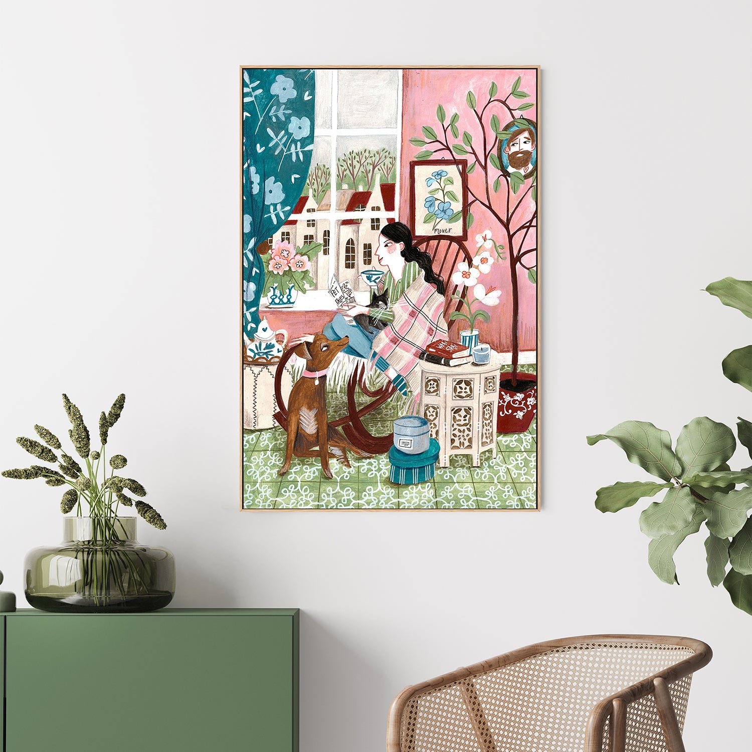 wall-art-print-canvas-poster-framed-Love of reading-8
