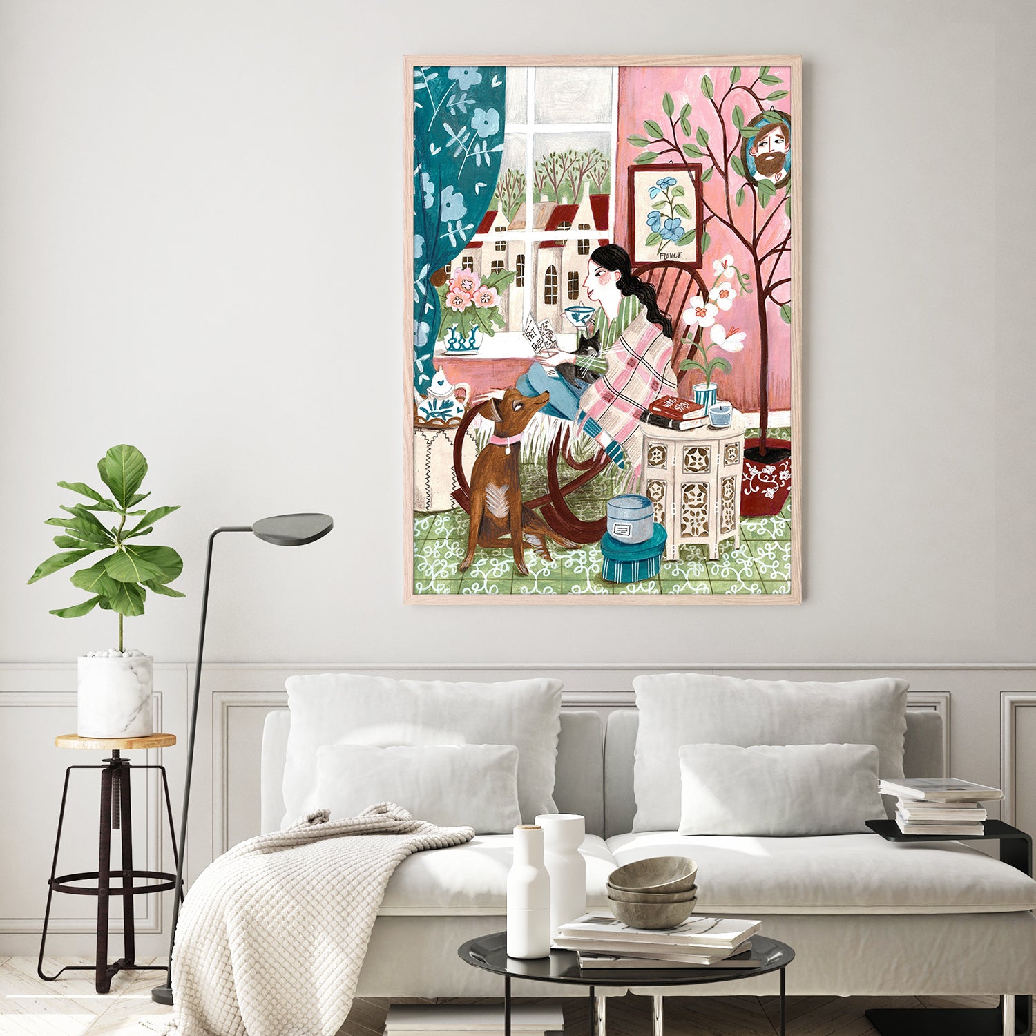 wall-art-print-canvas-poster-framed-Love of reading-9
