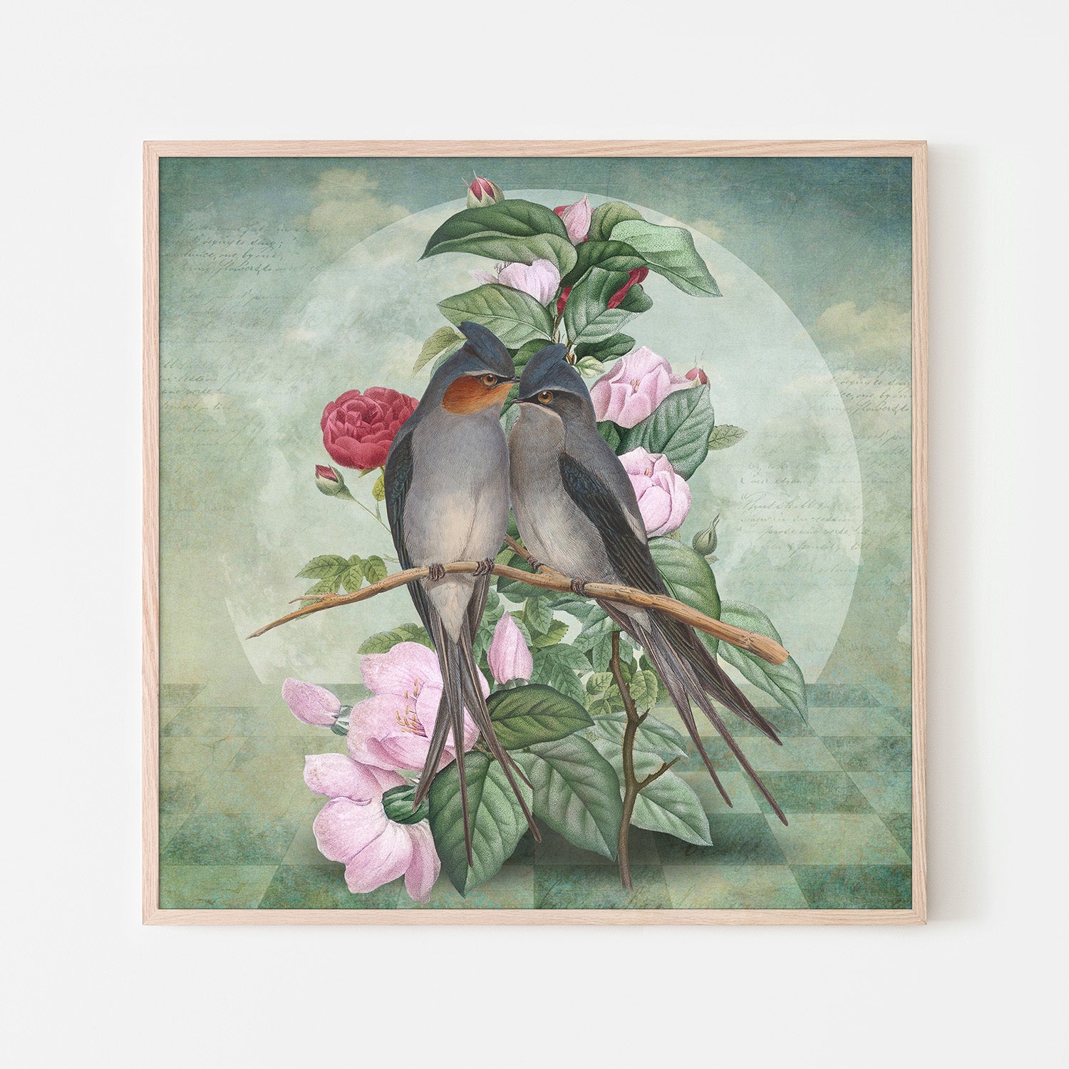 wall-art-print-canvas-poster-framed-Lovebirds-6